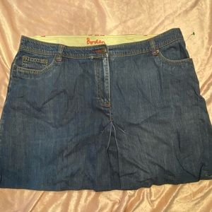 Plus Size Jean Skirt (3 for $10)